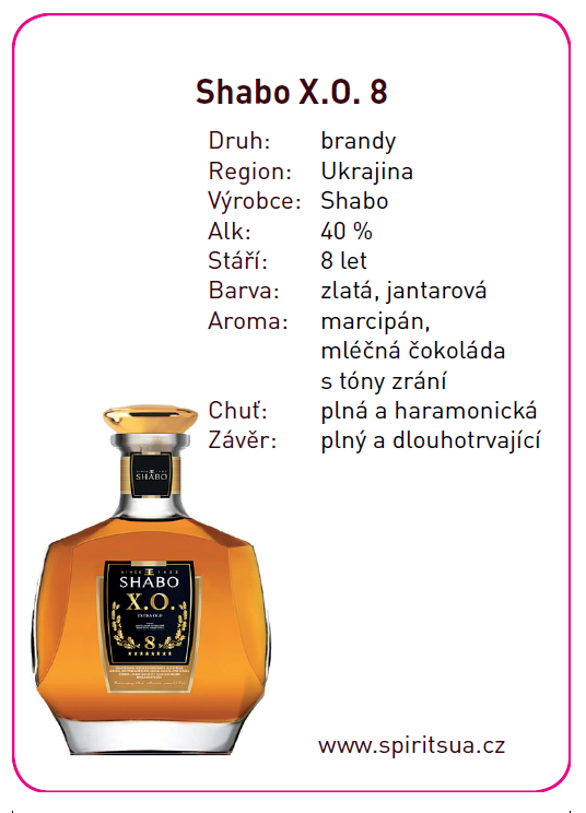 Degustační sada Brandy z Ukrajiny
