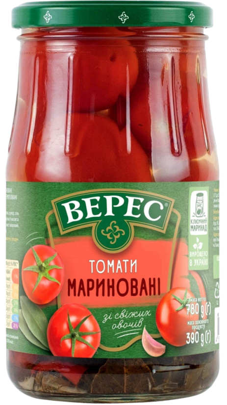 Veres Rajčata ve sladkokyselém nálevu