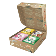 LOVARÉ Green Tea Assorted coll. 48g (32 sáčků, kolekce čajů)