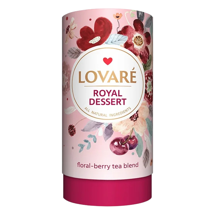 LOVARÉ Royal Dessert 80g (sypaný, ovocno-bylinný čaj)