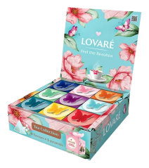 LOVARÉ Butterfly Tea coll. 90g (45 pyramid, kolekce čajů)
