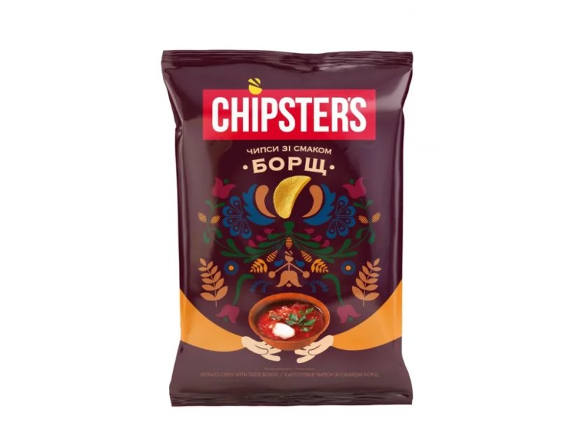 CHIPSTER’S Bramborové chipsy s příchutí „Boršč“