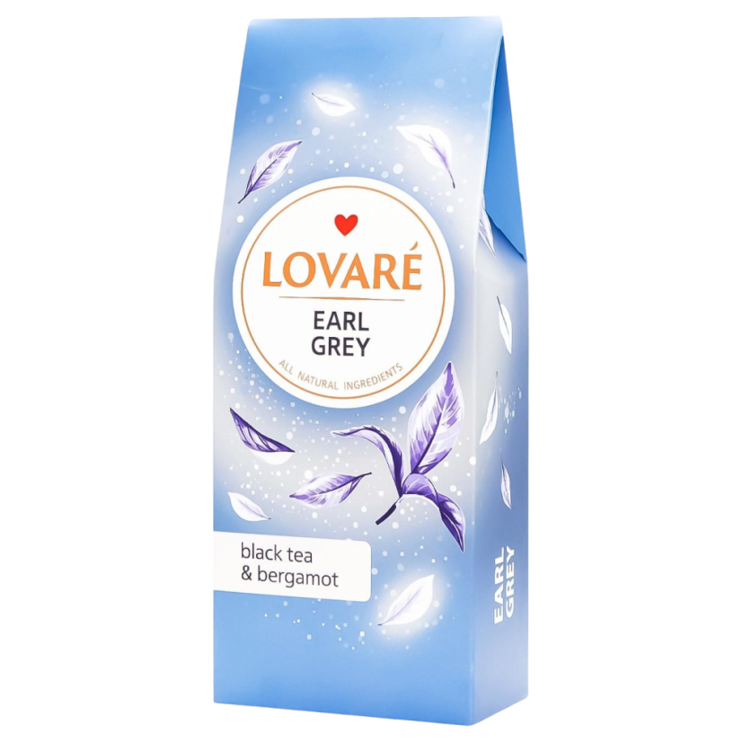 LOVARÉ Earl Grey – černý čaj s bergamotem