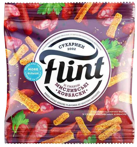 Flint Krutony Lovecké párky, 70g