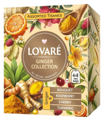 LOVARÉ Ginger collection 57,6g (32 sáčků, kolekce čajů)