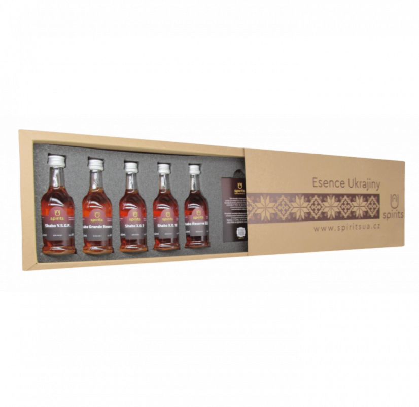 Degustační sada Brandy Shabo