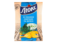 LUX Bramborové chipsy s příchutí zakysané smetany a bylinek