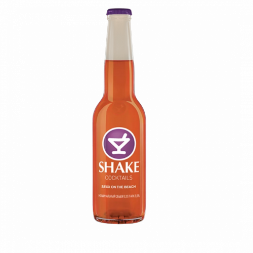 SHAKE Coctails Sexx on the beach 5% - Objem: 0,5l