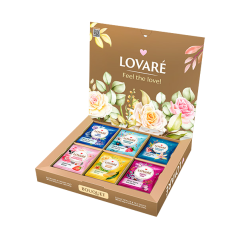 LOVARÉ GOLDEN Bouquet coll. 52,5g (30 sáčků, kolekce čajů)