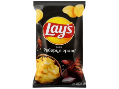 Lay's bramborové chipsy s příchutí grilovaných žebírek