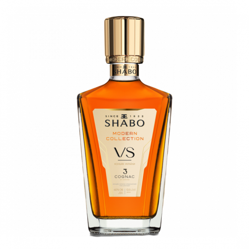 Brandy Shabo Modern Collection 3* V.S. (0,5l 40%) Brandy Shabo Modern Collection 3* V.S. (0,5l 40%)