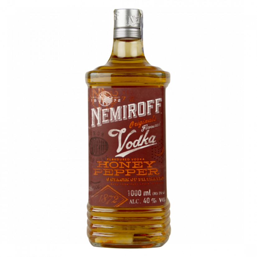 Vodka Nemiroff Honey Pepper - Objem: 1l