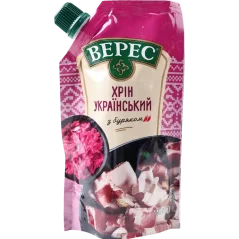 Veres Křen Ukrajinský s červenou řepou pálivý 130g