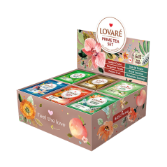 LOVARÉ Prime Tea Set 157,5g (90 sáčků, kolekce čajů)