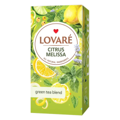LOVARÉ Citrus Melissa 36g (24 sáčků, zelený čaj)