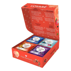 LOVARÉ Black Tea Assorted coll. 64g (32 sáčků, kolekce čajů)
