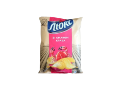 LUX Bramborové chipsy s příchutí kraba