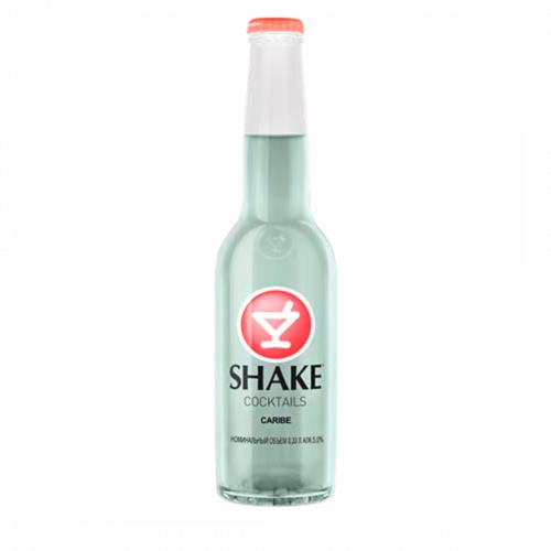 SHAKE Coctails Caribe 5% - Objem: 0,5l