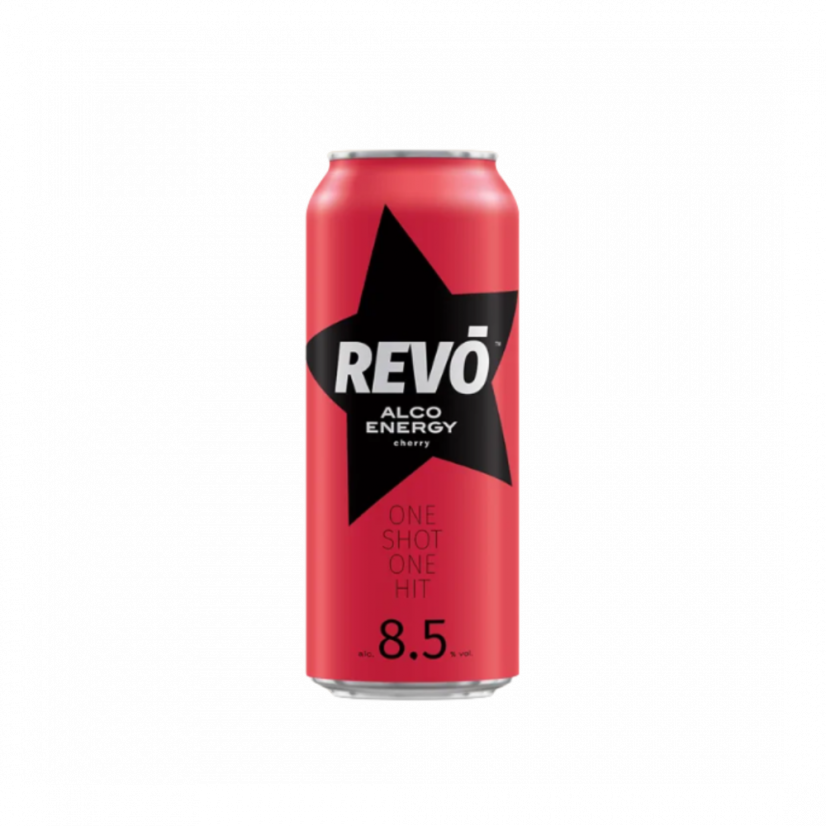 REVÓ Cherry Alco Energy (0,5l, 8,5%) - Objem: 0,5l